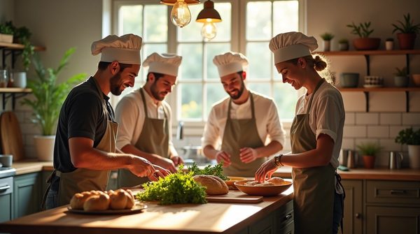 Team building cours de cuisine : renforcer l'esprit d'équipe autour des fourneaux